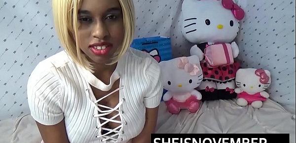  Big Red Lips Mouth Watering Blowjob Suck By Innocent Young Ebony Spinner Msnovember Loving Ever Lick Of The Cock And The Warm Taste In Her Hungry Mouth BJ HD Sheisnovember